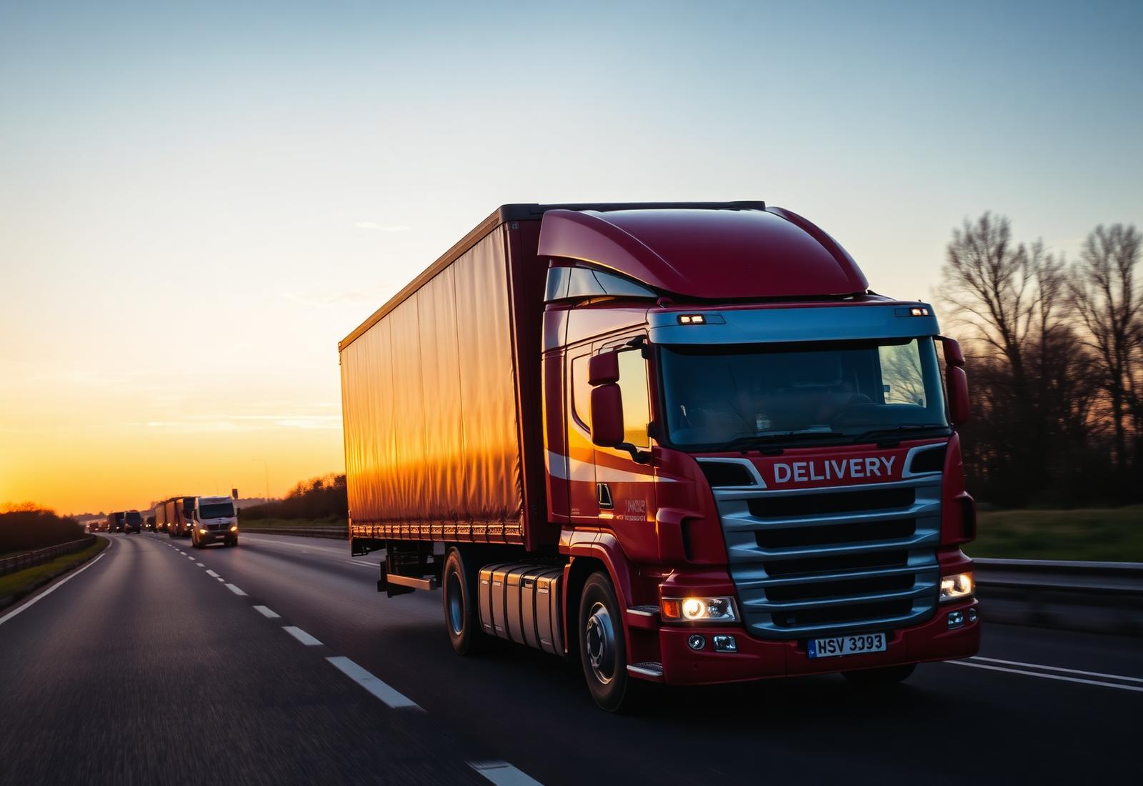 UK delivery lorry
